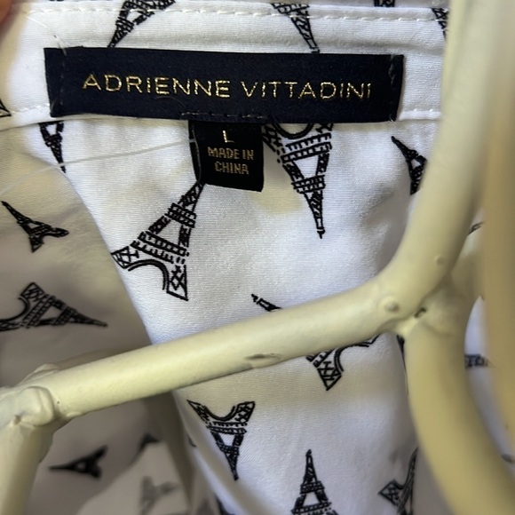 Adrienne Vittadini Eiffel Tower long sleeve shirt - Picture 4 of 6